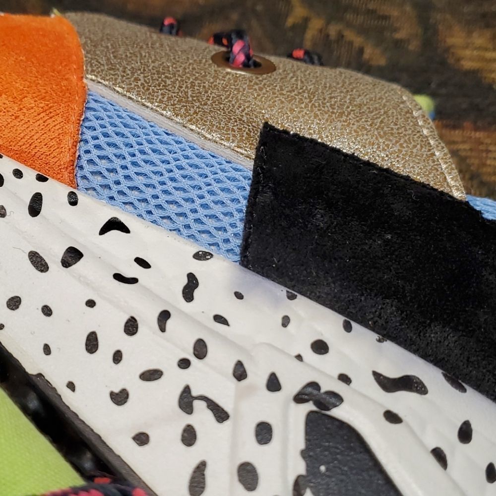 YOKI Colorblock Faux Suede Sneakers - Picture 3 of 12